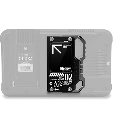 Amazon.co.jp: ランチボックスII SATA SSDケース、Atomos Ninja V、V+