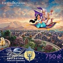Amazon.co.jp: Disney Thomas Kinkade アラジン ジグソーパズル 750