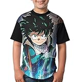 仆のヒーローアカデミア 3dプリントの夏子供\男の子 女の子\青少年.カジュアル半袖tシャツtシャツ?生日プレゼント.トレーニング・ヨガの上着.M