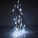 LEDイルミネーションライト クリスマス パーティー 祝日 電飾 かわいい 20球ホワイト