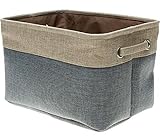 収納ボックス ランドリーバスケット 洗濯かご 折りたたみ おしゃれ 取って付き グレー Ｌサイズ38*26*24cm