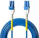 10Gtek OS2 シングルモード デュプレックス アーマー 光ファイバーケーブル, Uniboot LC-LC OS2 室内用 アーマード 宅内光配線コード 光ケーブル, 9/125 LSZH, 30m