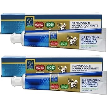 プロポリス＆マヌカハニーMGO400＋歯磨き　2本セット [海外直送品]
