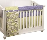 コットン物語は、ベビーベッド寝具セット、ペリウィンクルフロントベビーベッドレールカバーアップデザイン