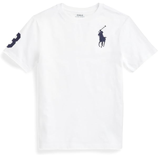 【極美品】ポロ・ラルフ・ローレン ネイビーシャツ✳人気ホワイトポニー Amazon | ポロ ラルフローレン ボーイズ Tシャツ ビッグポニー