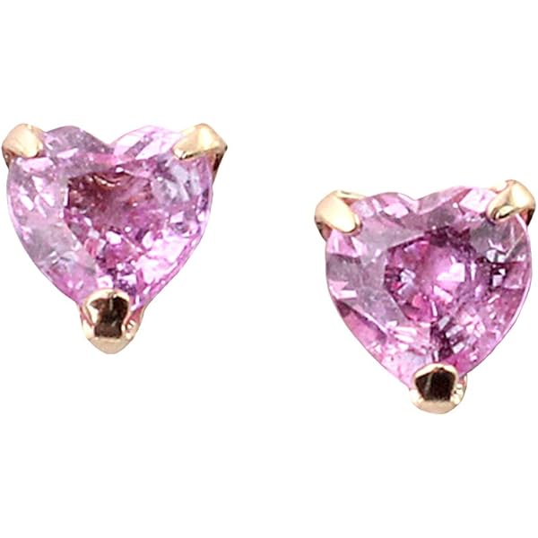 Amazon | 【エメットジュエリー】 ピンクサファイア ピアス 0.2～0.3ct