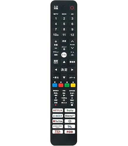 Amazon | テレビリモコン RC310V FJR1 for TCL TCLテレビリモコン