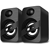 LFS PCスピーカー パソコン用 10W出力 ステレオ コンパクト USB給電式 3.5mm入力対応 重低音 高音質 メーカー2年保証