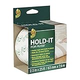 Duck Brand 519244 Hold-It Adhesive for Rugs 2.5-Inch x 25-Feet Single Roll [並行輸入品]