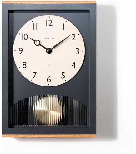 Amazon.co.jp: 日本製 CHAMBRE GLASS PENDULUM CLASSIC 掛け時計 CAFE