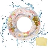 浮き輪 大人用 子供用 60 70 80 90 O型 ストロベリースパンコール 気漏れにくい 安定性 夏休み 海水浴 プール ビーチ 水遊び用 プールパーティー 海水浴 日光浴 プレゼント夏休旅行 (ストロベリースパンコール, 70)
