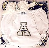 Appalachian StateベビーおむつカバーとShabby弓ヘッドバンドギフトセット