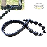 Magarz Tree Supports Adjustable New Tree Straps Duty Tree Ties Tree Training System (Black 5 pcs) [並