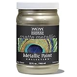 Modern Masters MM206 Matte Metallic Paint, Champagne, Quart [並行輸入品]
