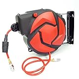 期間限定 オートエアーホースリール 自動巻取式 吊り下げ式 15M