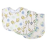 Trend Lab Dr. Seuss The Lorax 3 Piece Bib Set, Natural by Trend Lab