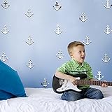 ufengke 9-pcs 3dアンカーミラー効果壁飾り、子供の部屋保育園ファッションデザインアートホーム装飾 UF-QSM080B