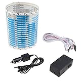IMAGE? Auto Car Music Rhythm Glow Bluer LED Glow Light Lamp Sound Activated Sensor Equalizer Car Sti