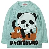 【秋冬春対応】 GARACH(ギャラッチ) 天竺長袖Tシャツ 90cm /Gn NO.AH-1631402