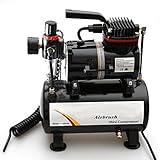 Model Spray Pump Mini Air Compressor Wall Paint Car paint Tool Airbrush with Cylinder 220V