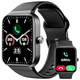 Fitpolo スマートウォッチ iphone対応 Alexa対応 通話機能付き,アプリ通知 睡眠 歩数記録 IP68防水 1.8inch