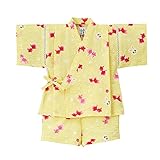MIKIHOUSE(ミキハウス)うさこ 金魚柄甚平スーツ 80cm,黄