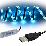 Rxment LEDストリップRGB防水USB電源TVバックライト背景照明キット – 100 cm ( 3.28ft ) 5 V 5050 led30個のHDTV、デスクトップPC etc
