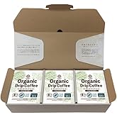 Sanbon Coffee, Organic Drip Coffee, 0.3 oz (8 g) x 24 Bags (Online Shop Exclusive), Extra Large Capacity (Bulk Purchase)