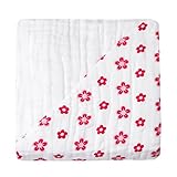 Aden+Anais　エイデンアンドアネイ クラッシックドリーム ベビー ブランケット おくるみ (カラー：princess posie) [並行輸入品]