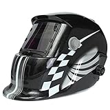 racing track auto darkening welding helmet solar welder mask