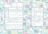 役所へ提出できるデザイン出生届 Hello Kitty Airy Pastel【オリジナル命名紙付】
