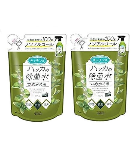 ハッカの除菌水　詰め替え用　350ml　5袋セット Amazon.co.jp: ウエ・ルコ ハッカの除菌水 詰替350ml : ドラッグストア