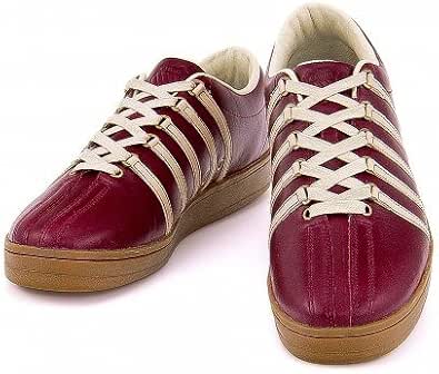 ケースイス スニーカー ローカット メンズ クラシック The Classic ワインレッド クリーム 27 5cm K Swiss ケースイス スニーカー Amazon