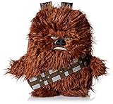 Star Wars Big Boys Disney Chew Bacca 3D Plush Furry Arms and Legs 16 Inch Backpack, Brown, One Size 