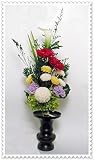 【仏花倶楽部®】のプリザーブドフラワー仏花:B01D53MLZK 【size M】