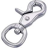 ステンレス金具 トリガースナップ 線径5.5mm 全長78mm 使用荷重80kgf