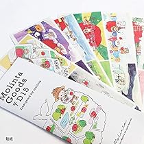 Amazon | シール Molinta モリンタ 少女 动物日记 和紙テープ