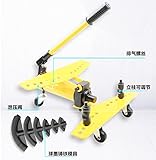 MXBAOHENG油圧式 パイプベンダー　手動　SWG パイプ曲げ機 チューブベンダー パイプ加工　ステンレス鋼管 亜鉛　鉄パイプに適用 (SWG-3)