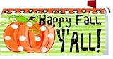 " Happy Fall Pumpkin Y 'all " Halloweenメールボックス大変身カバー – ビニールwith磁気ストリップ