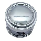 Adonai Hardware Haman Brass Door Pull Knob (Polished Chrome)