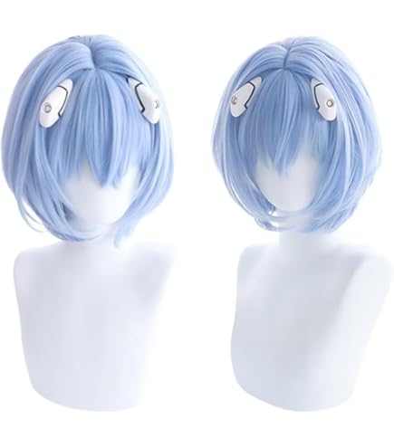 Amazon.co.jp: Akixen 綾波 レイ ウィッグ コスプレ アニメ ヘアネット