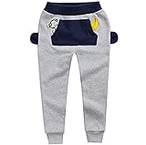 PANCY 子供服 ロングパンツ キッズ 子ども 春 秋 綿 長ズボン スウェットパンツ パンツ 男の子 女の子 ベビー おしゃれ カジュアル ファッション 可愛い 猿 動物柄 プレゼント ギフト 3