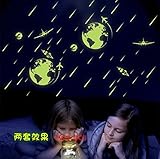 流星雨の壁紙かわいいアニメ明るい壁ステッカー子供の部屋壁デカール