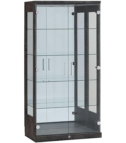 Amazon.co.jp: 大川家具 コレクションケース 高級 コレクションボード
