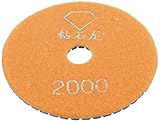 DealMux直径10cm 5mmの厚さ2000グリットのダイヤモンド研磨パッド