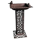 GARDEN COLLECTION 85065 バードバス サイズ □270*H540 重量：7.5kg 材質：鉄鋳物