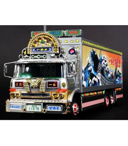 Amazon.co.jp: スカイネット 1/32 RC トラック野郎 No.04 爆走一