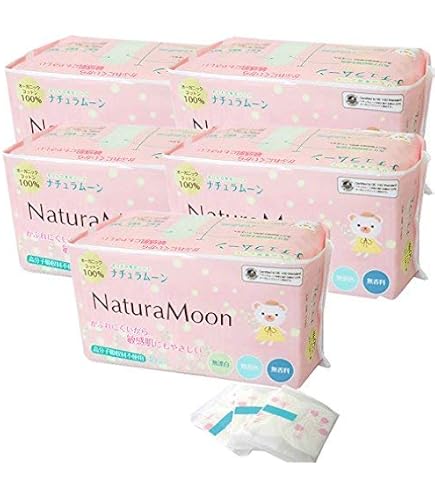 Amazon.co.jp: ナチュラムーン生理用ナプキン普通の日用 24個入×6袋