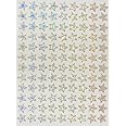 きらきらシール　星　ｼﾙﾊﾞｰ(108個)　3枚入り　（10枚入り＝600円もございます）