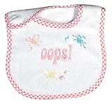 ディーギブ\u200b\u200bンスとCoRaindrops 6010雨滴6010 -Oops-刺繍元小ビブピンク